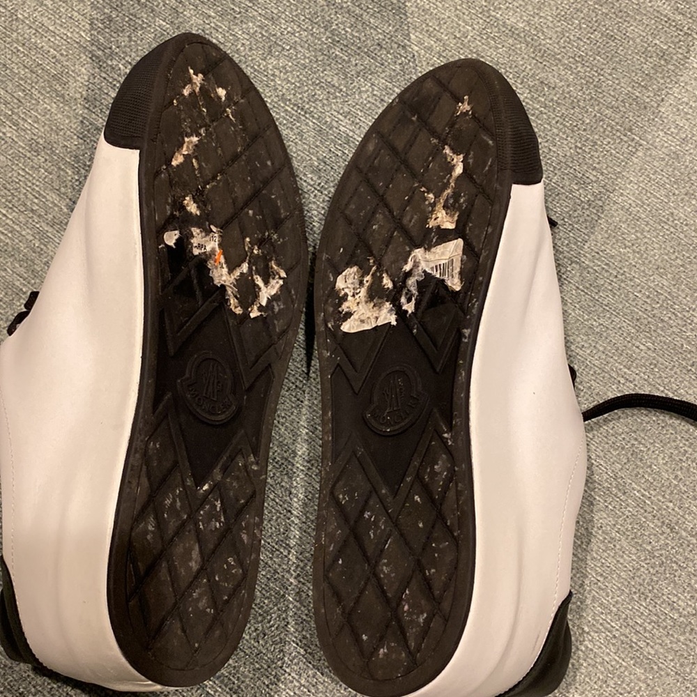 Moncler Black and White Sneakers - Picture 4 of 4